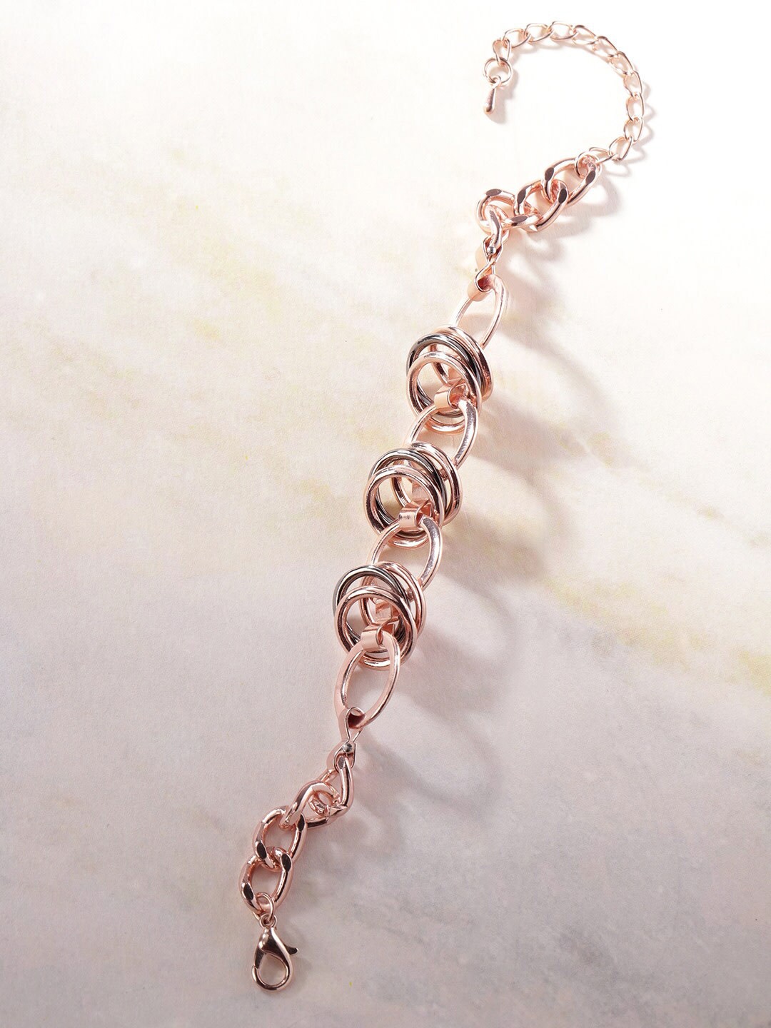 

DressBerry Rose Gold-Plated Link Bracelet