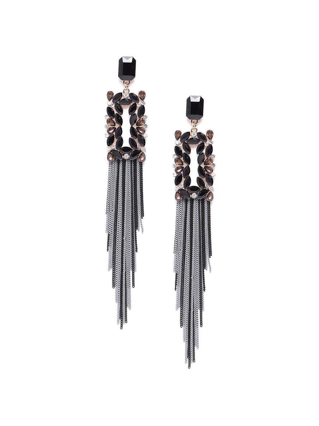 

DressBerry Gold-Plated Contemporary Drop Earrings