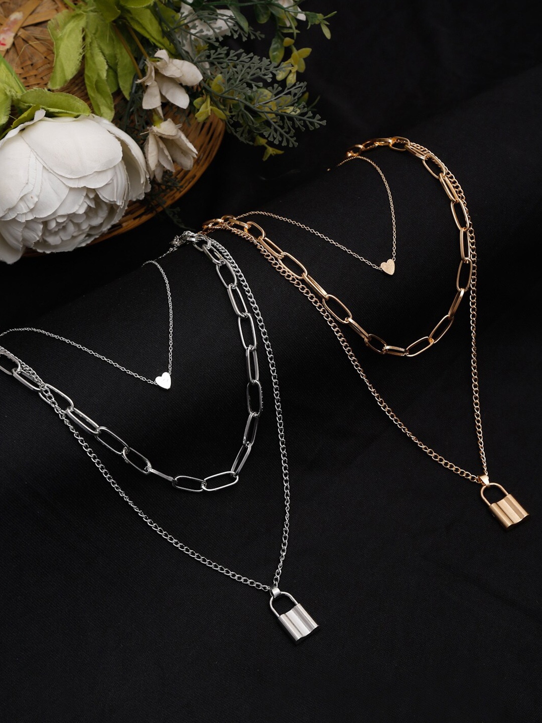 

DressBerry Layered Chain, Gold