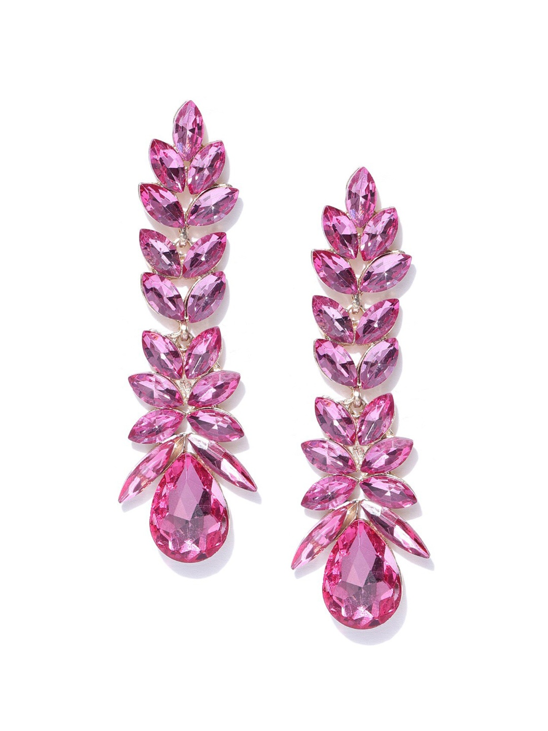 

DressBerry Gold-Plated Contemporary Drop Earrings