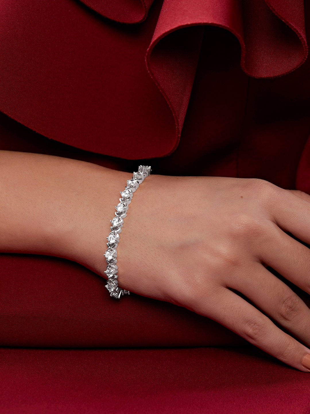 

MINUTIAE Silver-Plated Link Bracelet