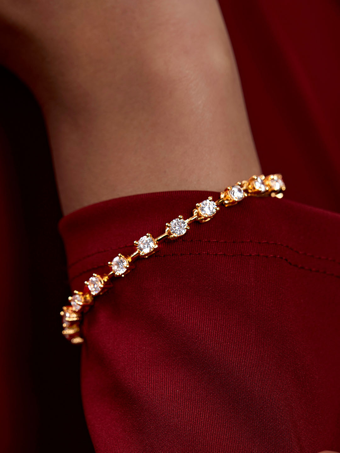 

MINUTIAE Brass Gold-Plated Link Bracelet