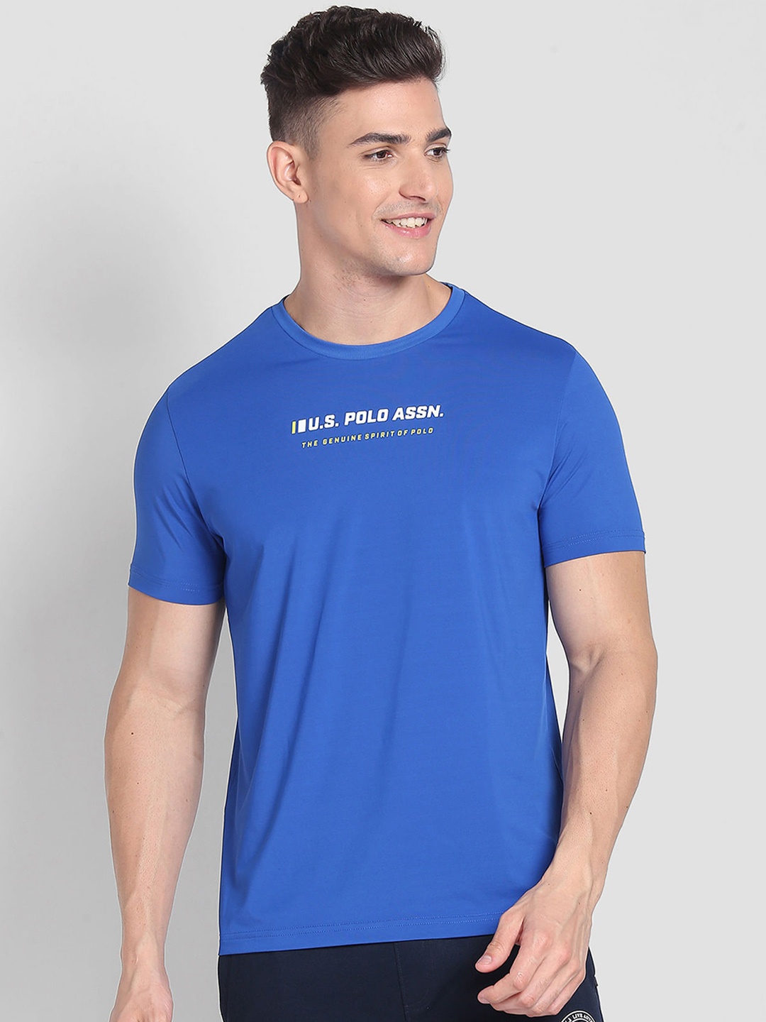 

U.S. Polo Assn. Printed AE001 Lounge T-shirts, Blue