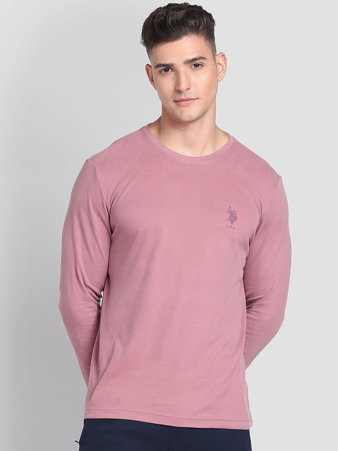 

U.S. Polo Assn. Pure Cotton Lounge T-shirt, Pink