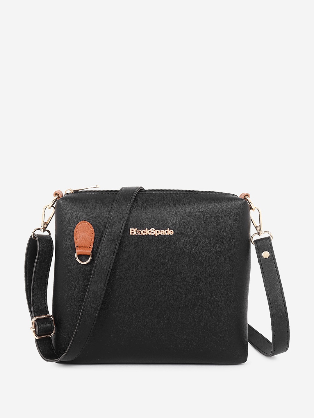 

Black Spade Structured Sling Bag