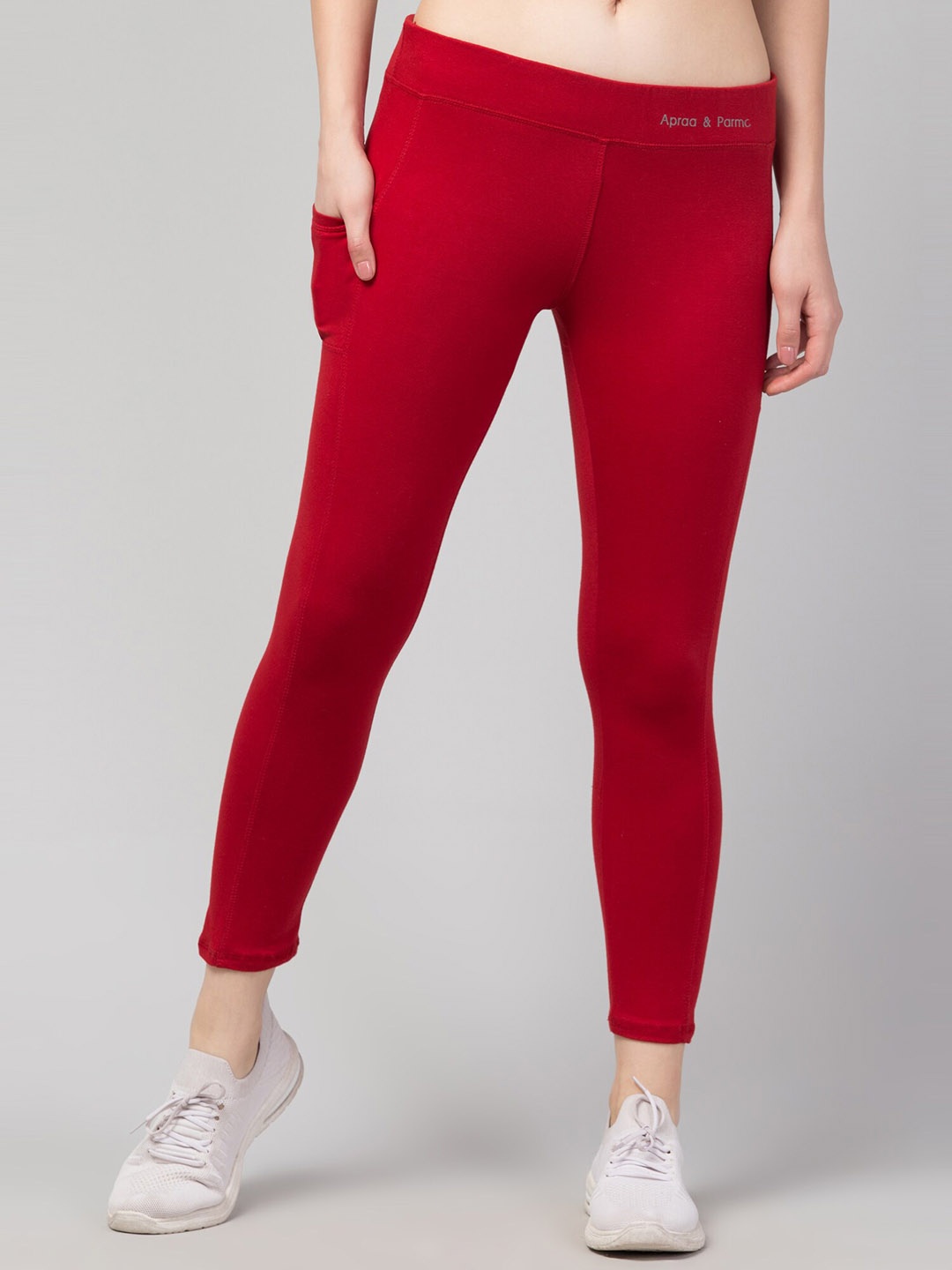 

Apraa & Parma Ankle-Length Tights, Maroon