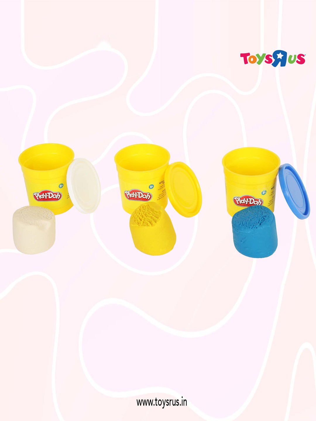 

Playdoh Non-Toxic Clay and Dough Art and Craft, Yellow