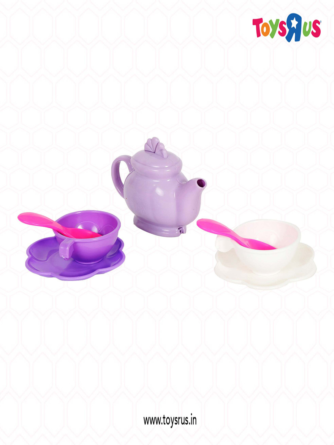 

Playdoh Kids Tea For Two Playset With 3 Non-Toxic Colors, Purple