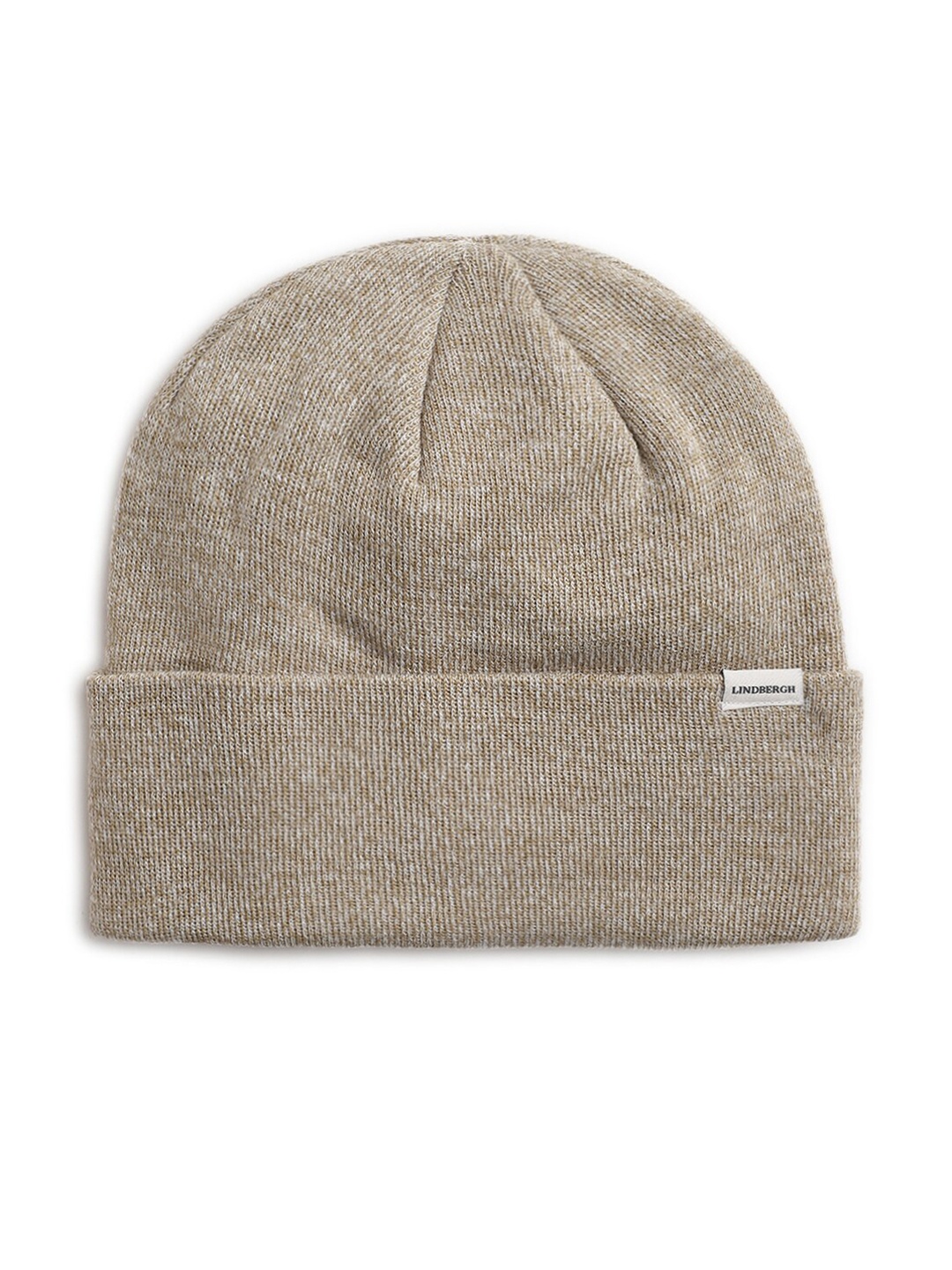 

LINDBERGH Men Solid Acrylic Beanie, Brown