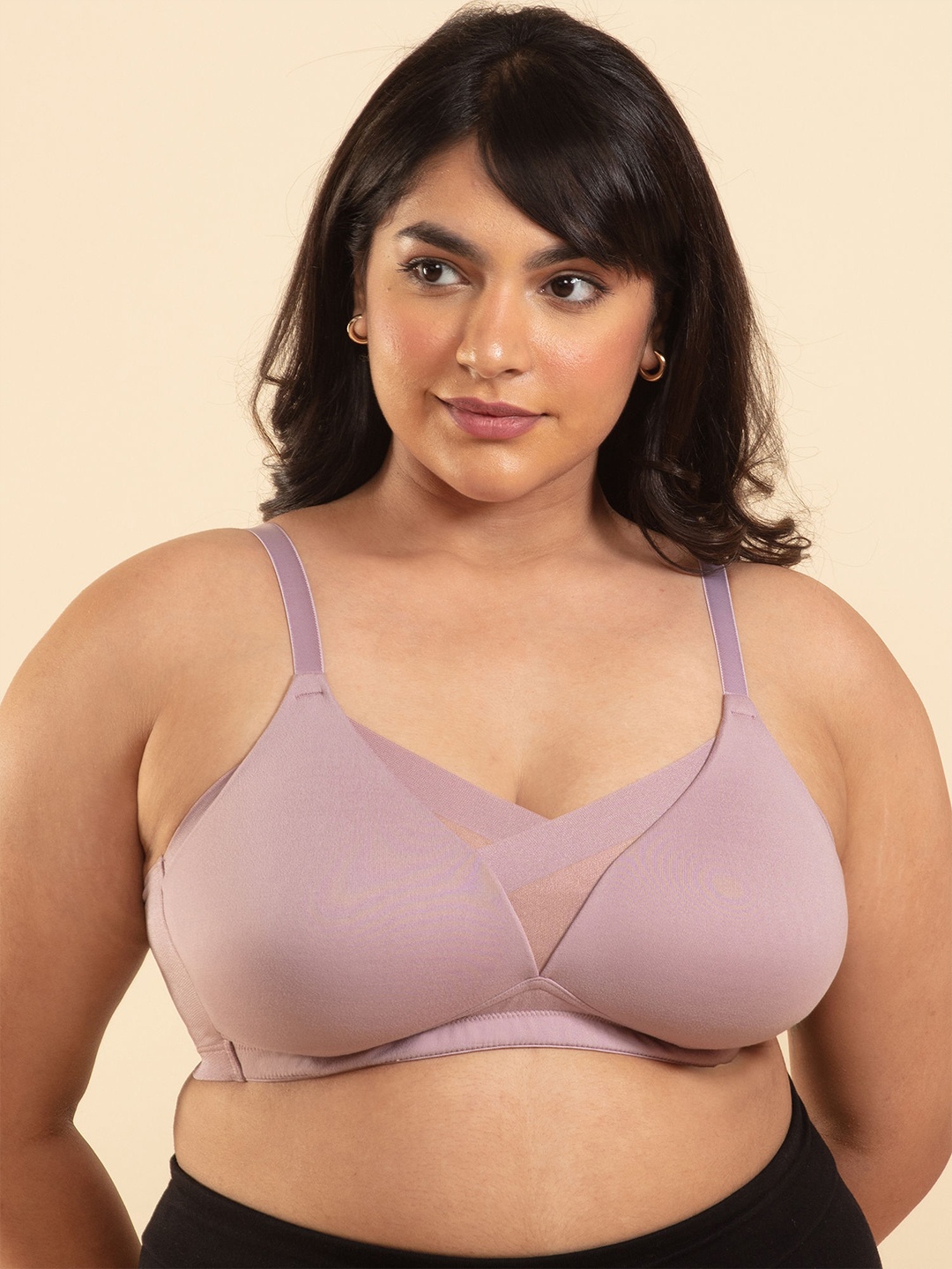 

Nykd By Nykaa Infinity Edge Perfect Shaping Padded Non Wired T-Shirt Bra NYB202, Pink