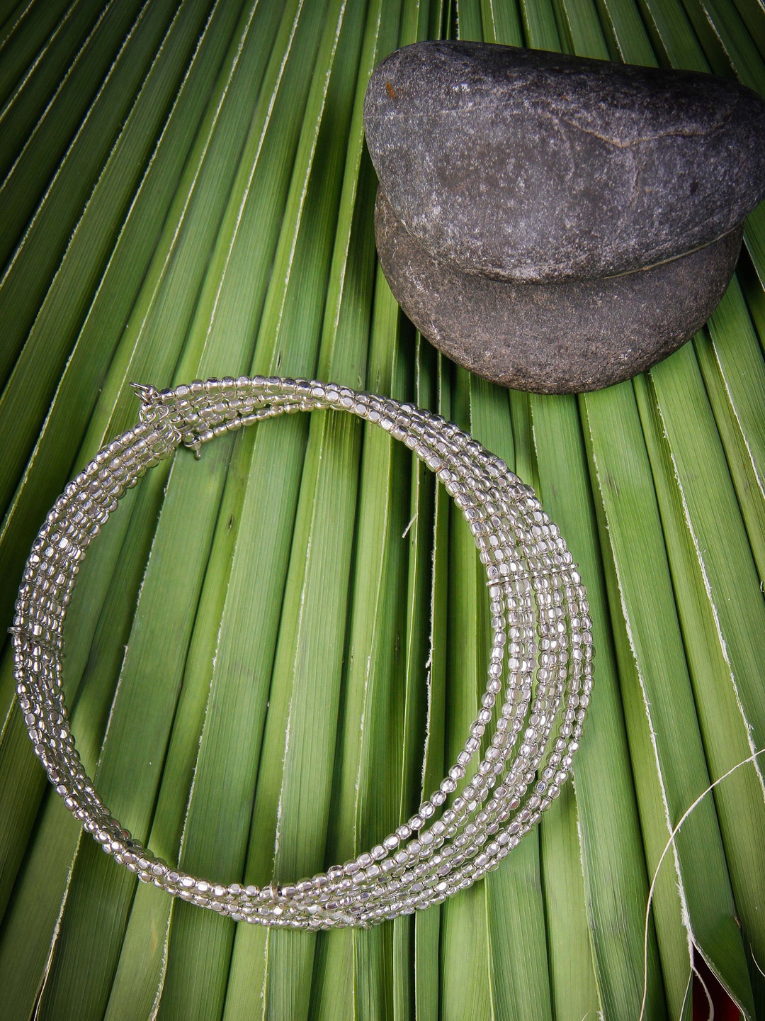 

Rang Gali German Silver Layered Choker