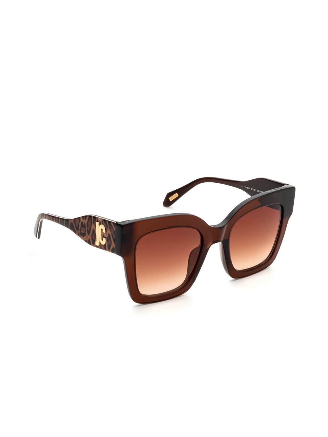 

Just Cavalli Women Square Sunglasses with UV Protected Lens SJC01952AAKSG, Brown