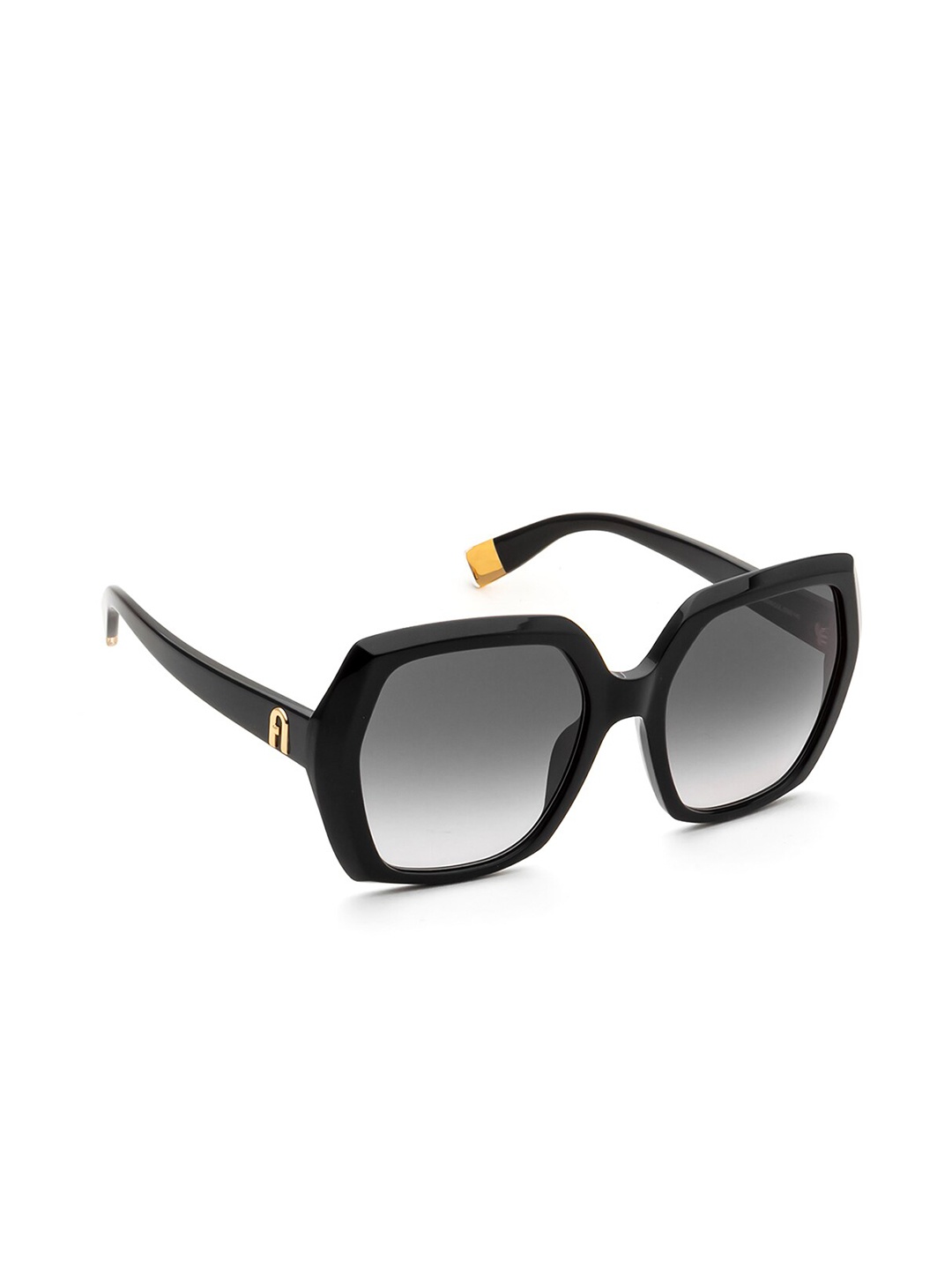 

Furla Women Square Sunglasses with UV Protected Lens SFU62056700SG, Black