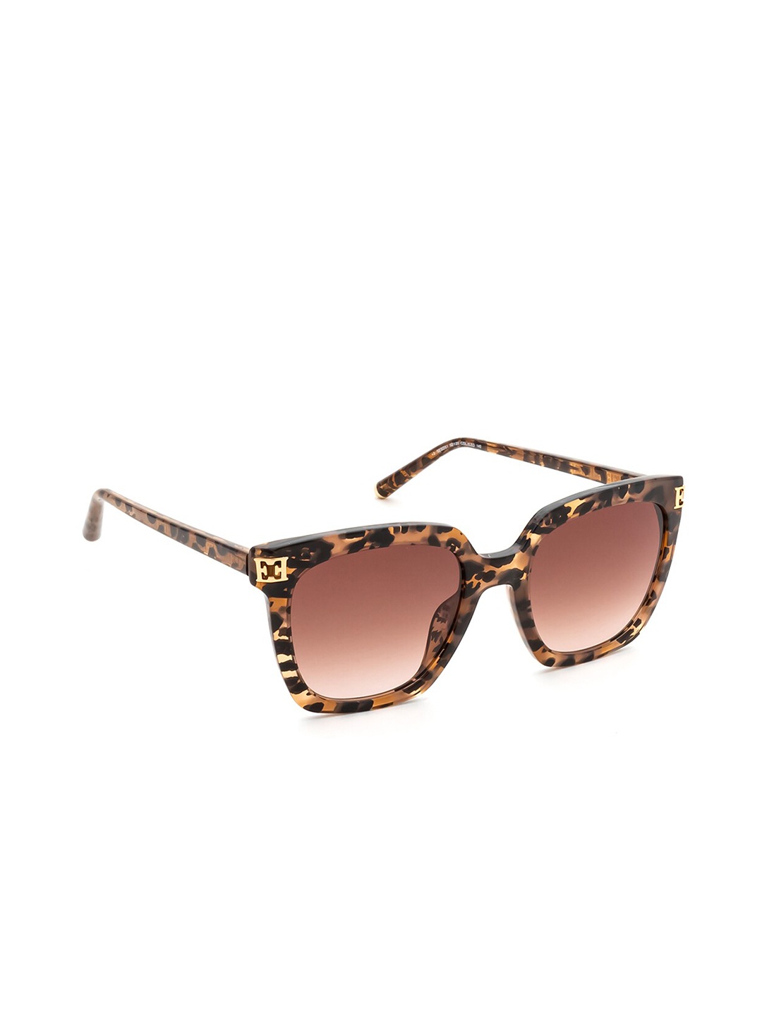 

Escada Unisex Square Sunglasses with UV Protected Lens SESD5152LEOSG, Brown