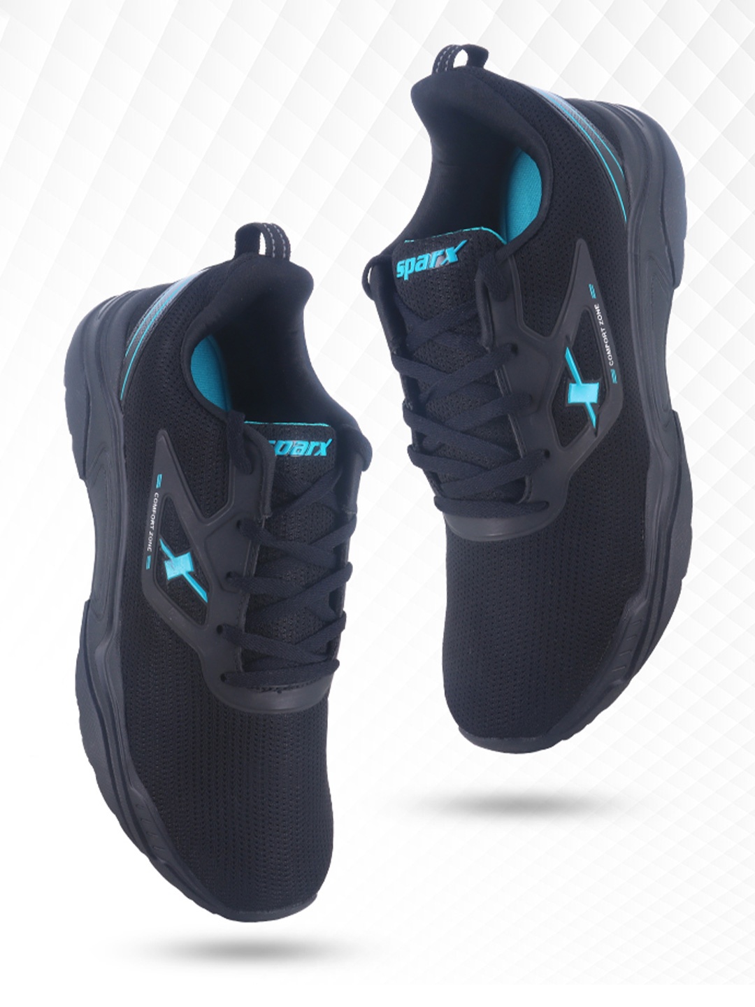 

Sparx Men Lace-Up Running Shoes, Black
