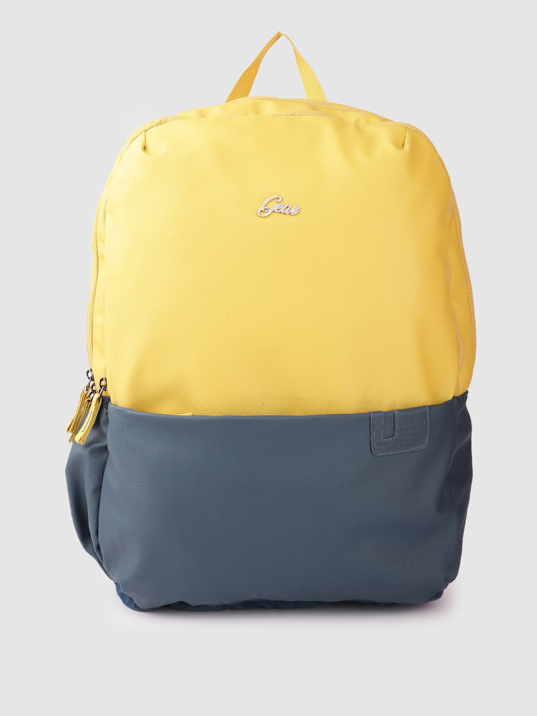 

Gear Unisex Colourblocked Medium-Sized Laptop Backpack 13L, Yellow