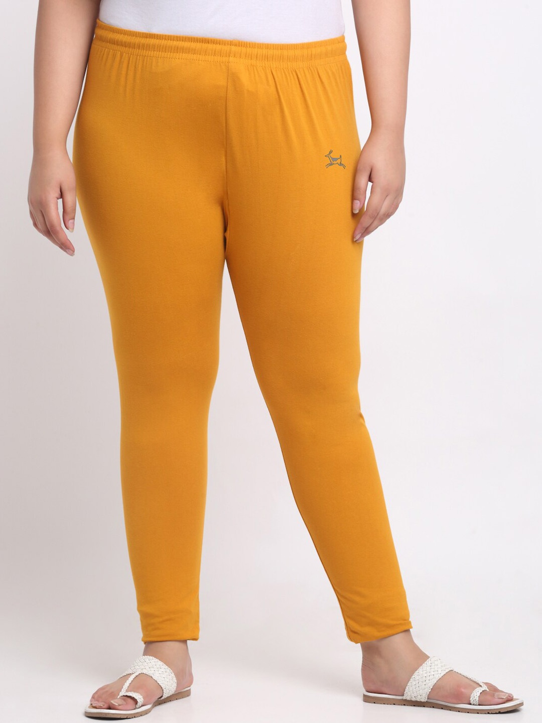 

Trend Level Plus Size Mid-Rise Ankle Length Leggings, Mustard