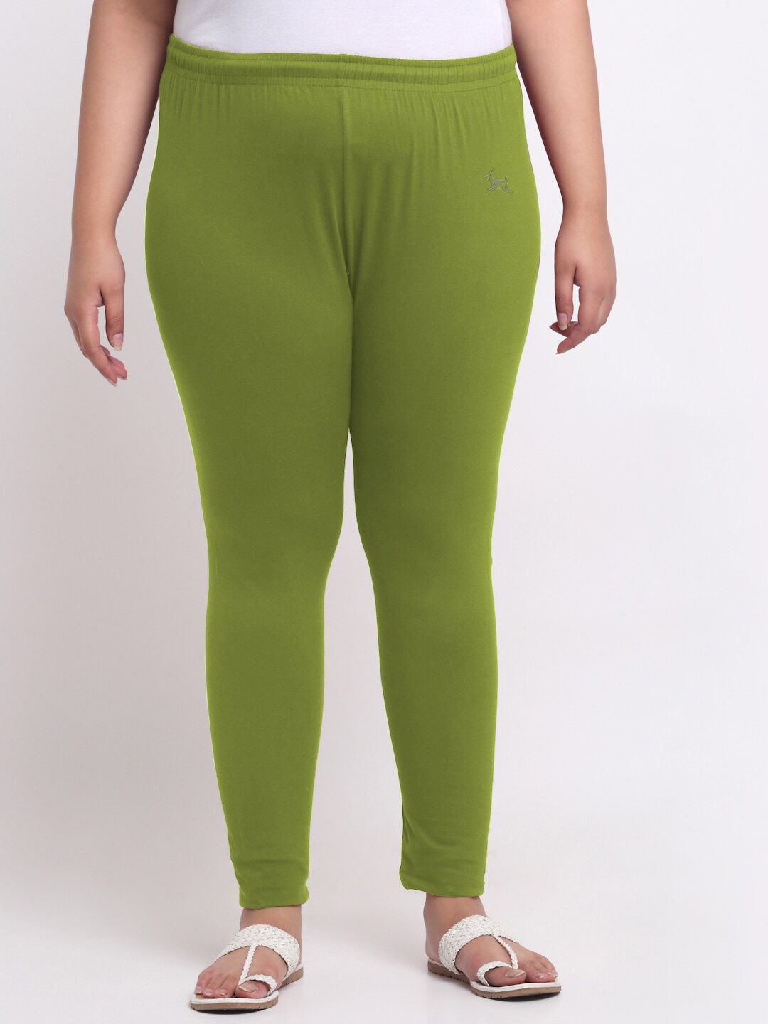 

Trend Level Plus Size Ankle Length Leggings, Olive