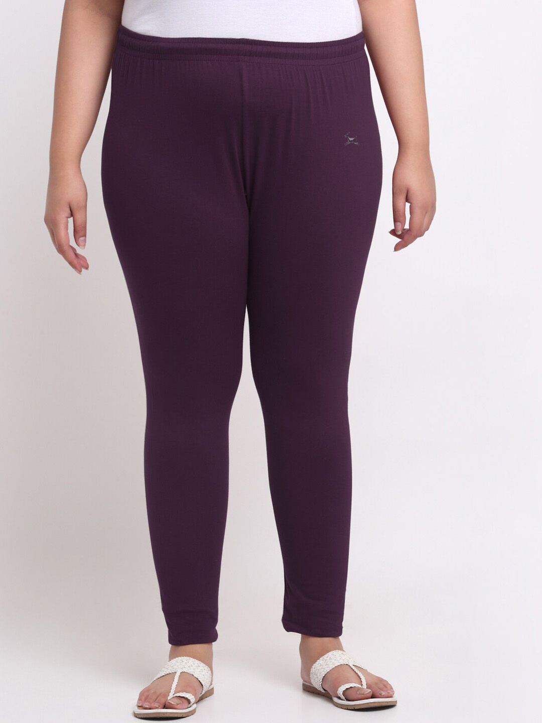 

Trend Level Plus Size Ankle Length Leggings, Purple