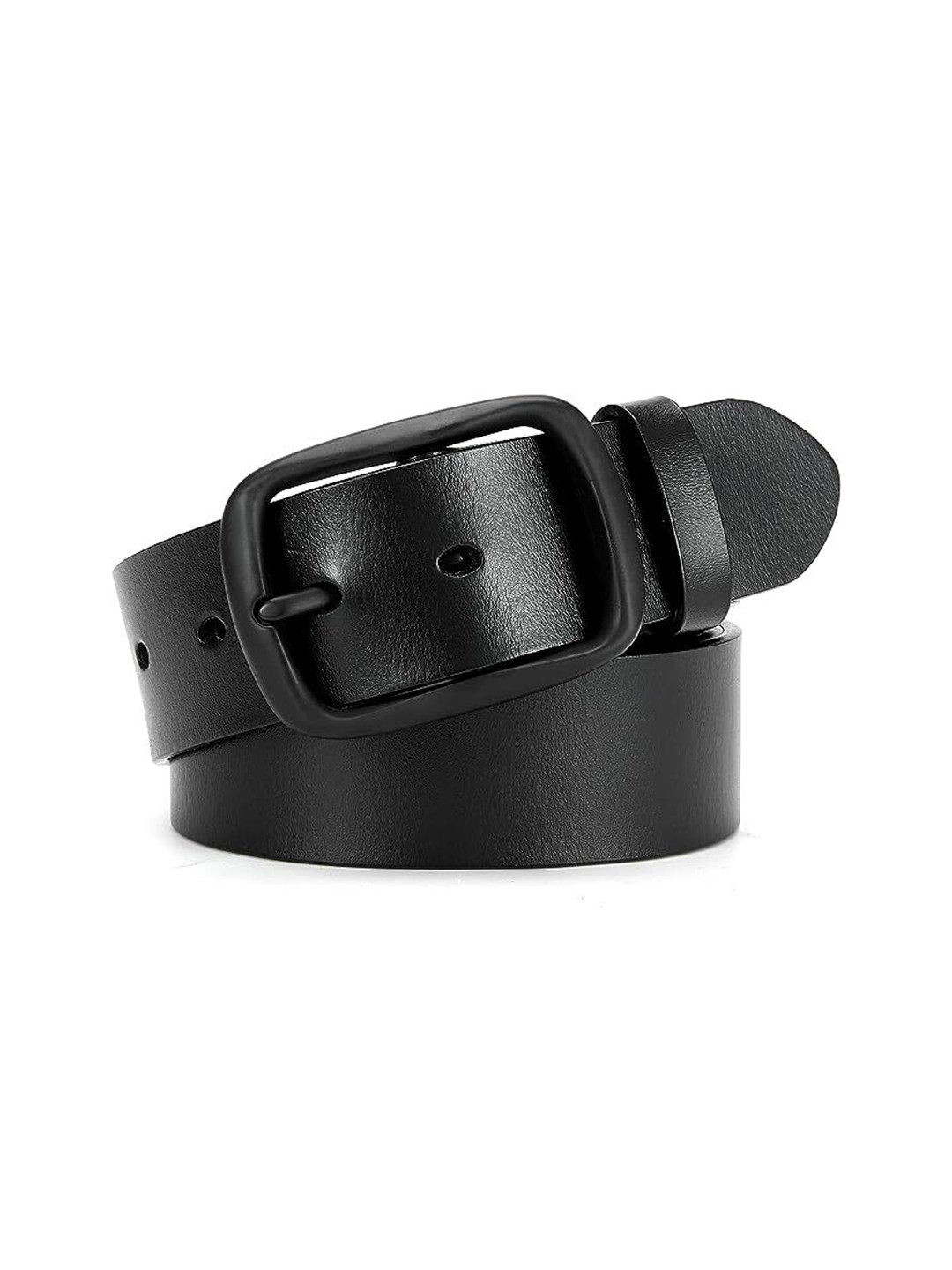 

The Roadster Lifestyle Co. Men Black Leather Belt