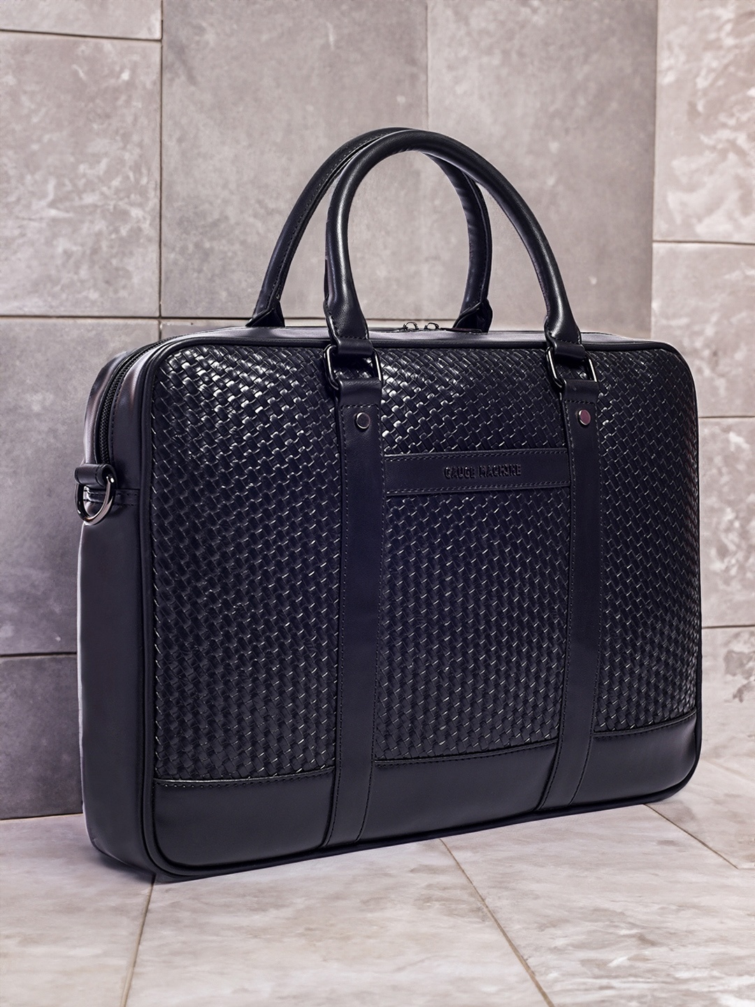 

Gauge Machine 16" Black Woven Laptop Bag