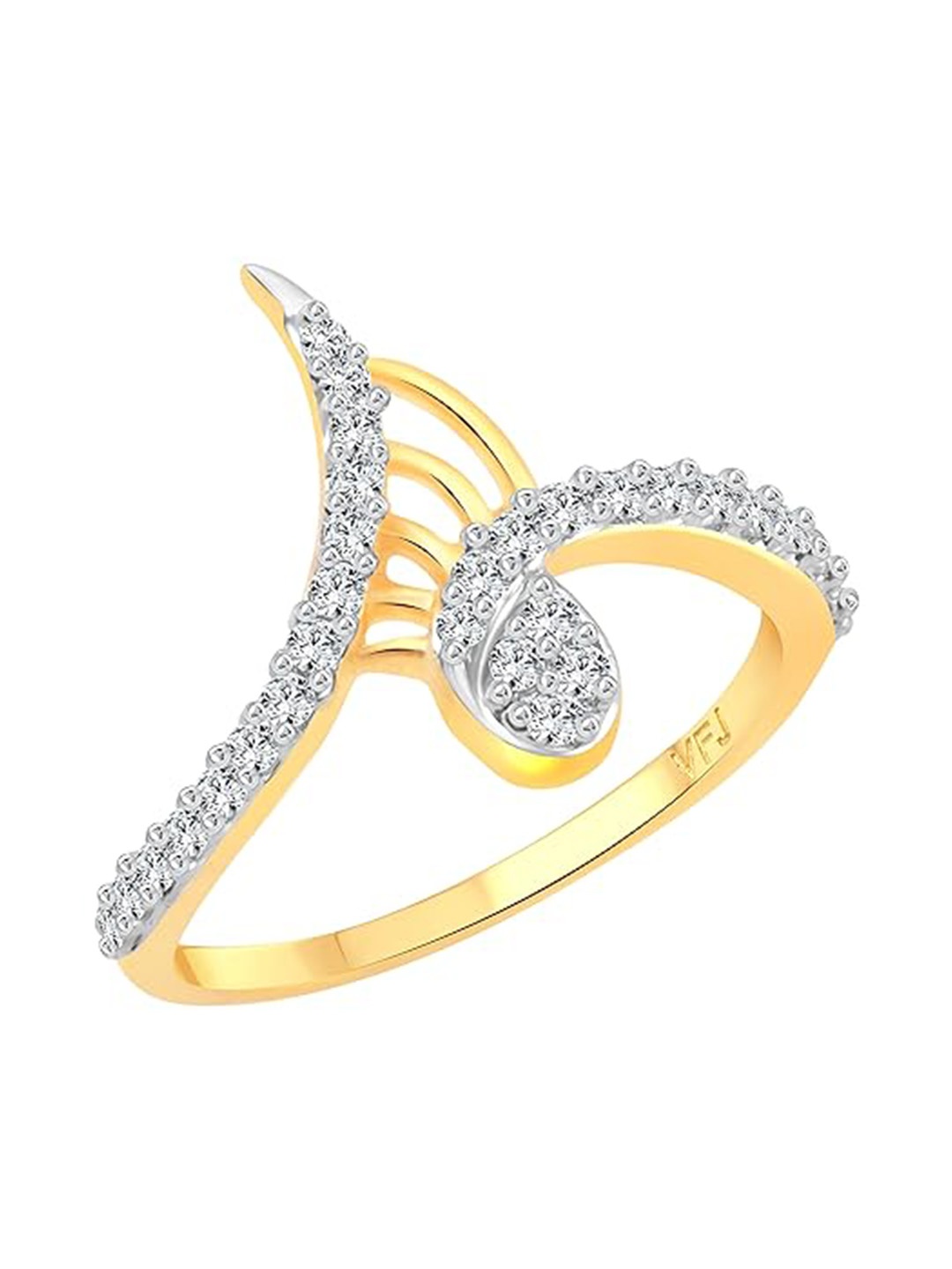 

Vighnaharta Gold Plated Finger Ring