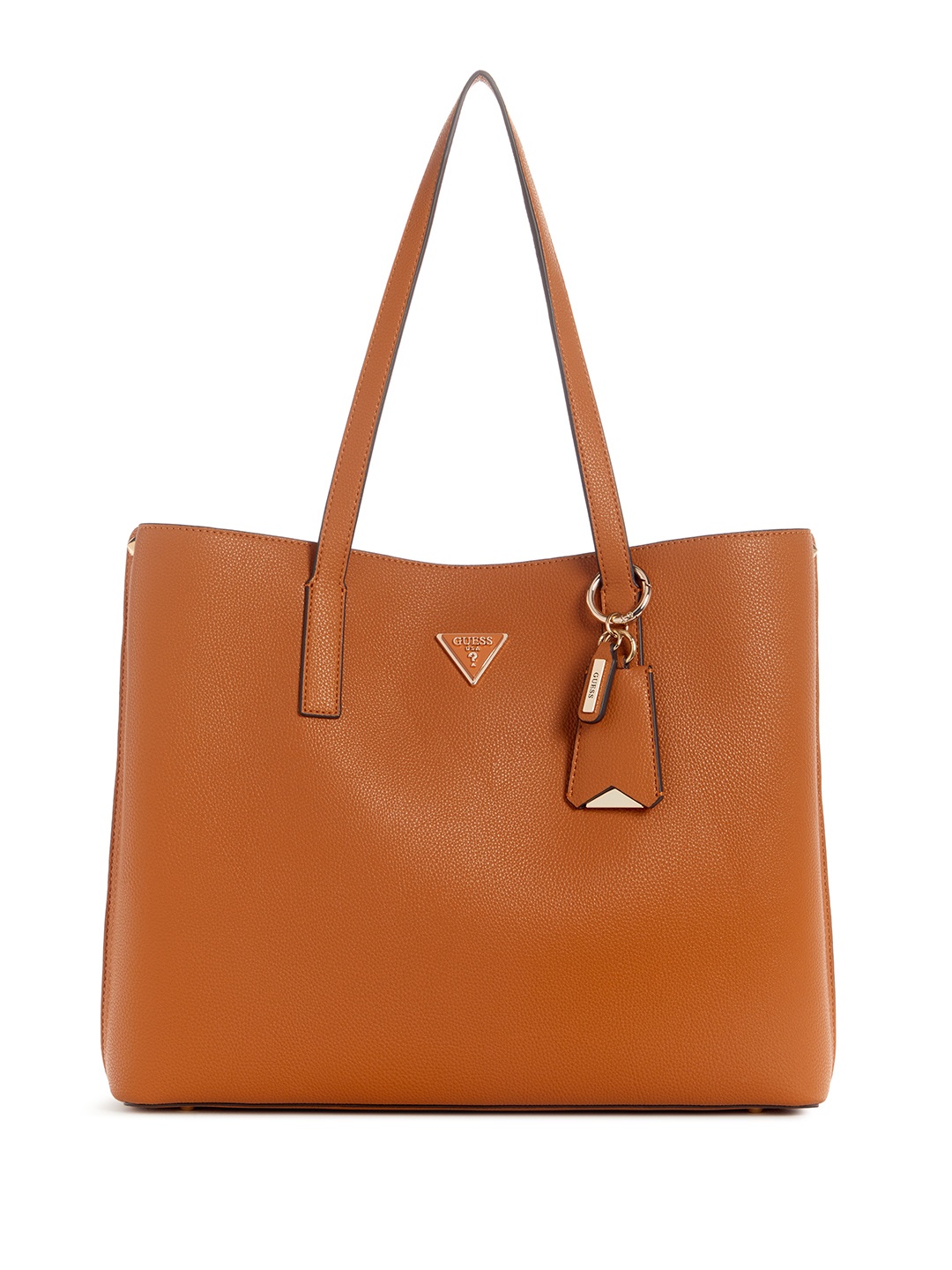 

GUESS Structured Shoulder Bag, Tan