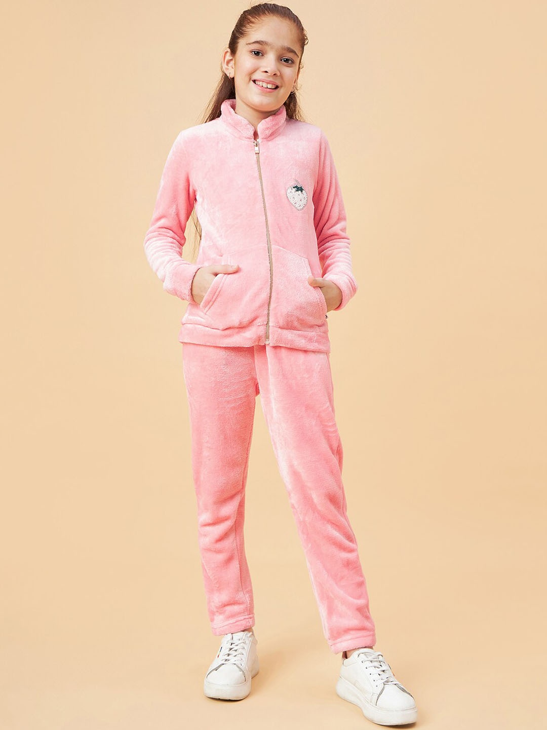 

Ben & Joe Girls High Neck Shirt with Pyjamas, Pink
