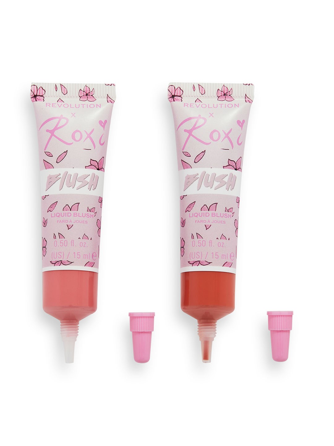 

Makeup Revolution London X Roxi Cherry Blossom Liquid Blush Duo 15ml each, Pink