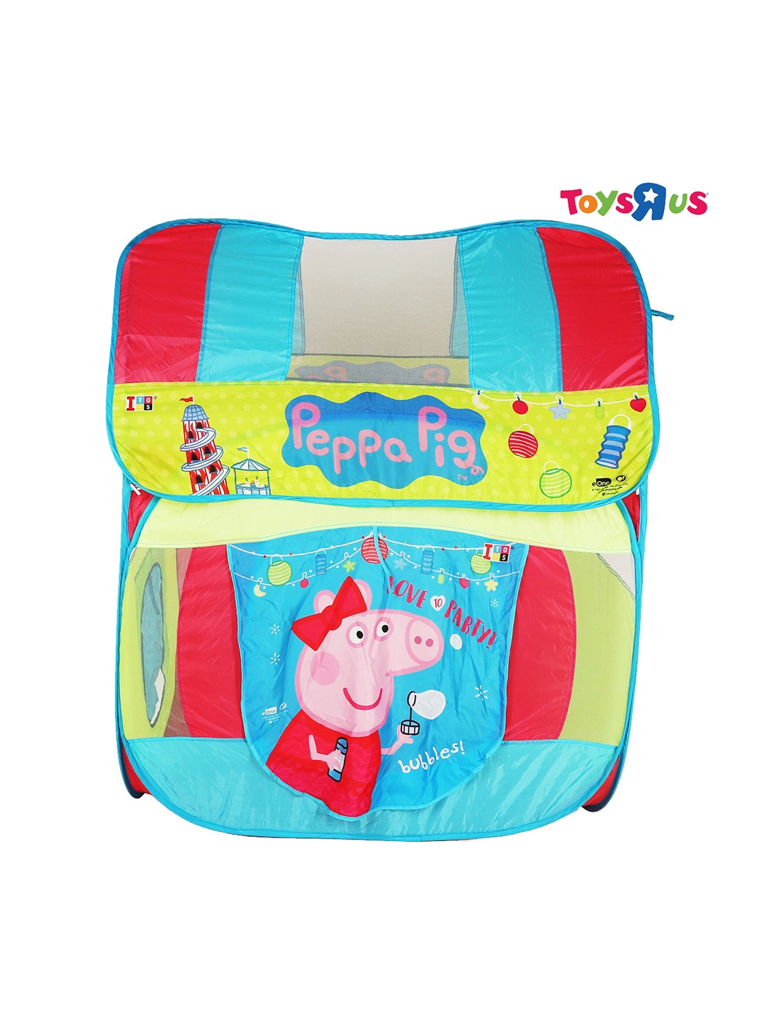 

Peppa Pig Kids Foldable Big Pop-Up Playhouse Tent, Blue