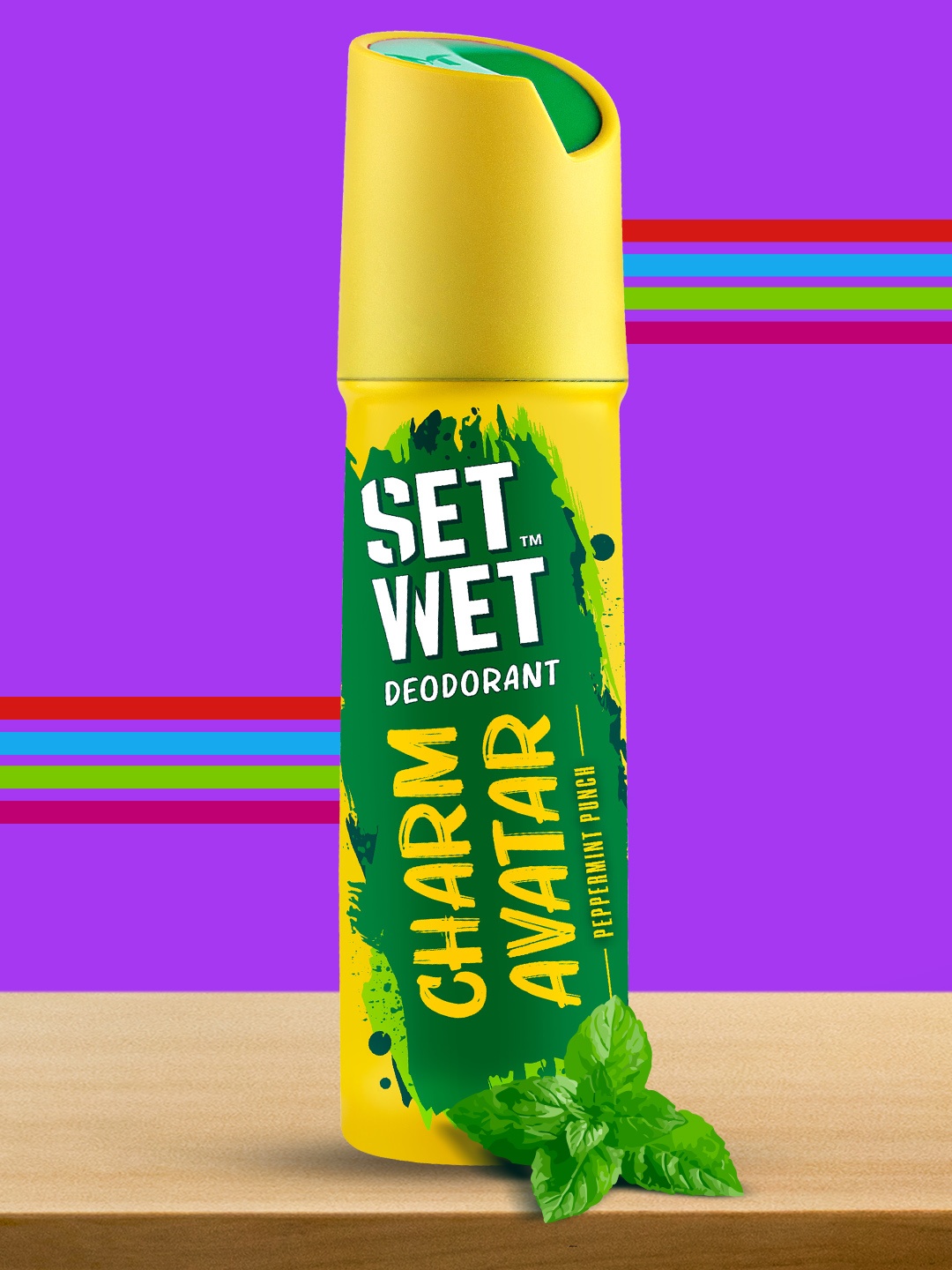 

Set Wet Men Charm Avatar Deodorant & Body Spray Perfume - 150 ml, Yellow