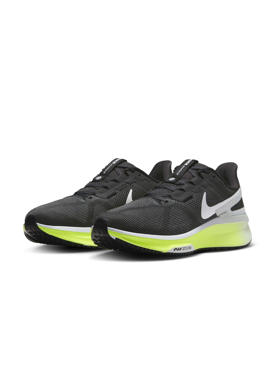 

Nike Structure 25 Laced Up Running Sports Shoes, Black