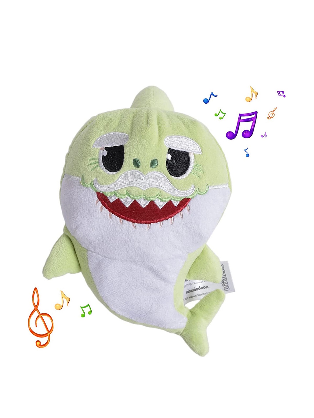 

Baby Shark Kids Singing Grandpa Shark Soft Toy, Green