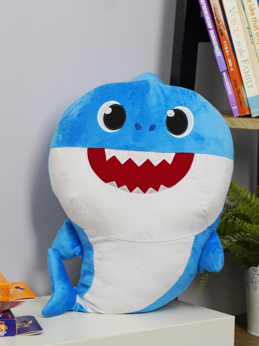 

Baby Shark Kids Cotton Daddy Shark Soft Toy, Blue