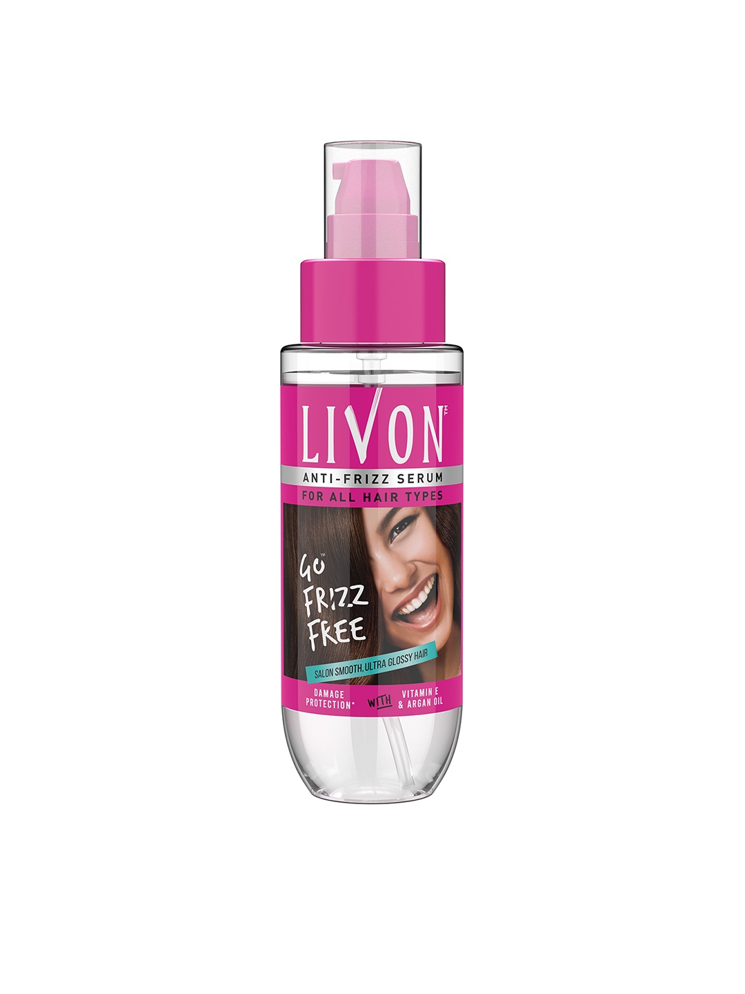 Livon Hair Serum For Frizz-free Smooth Hair With Argan Oil