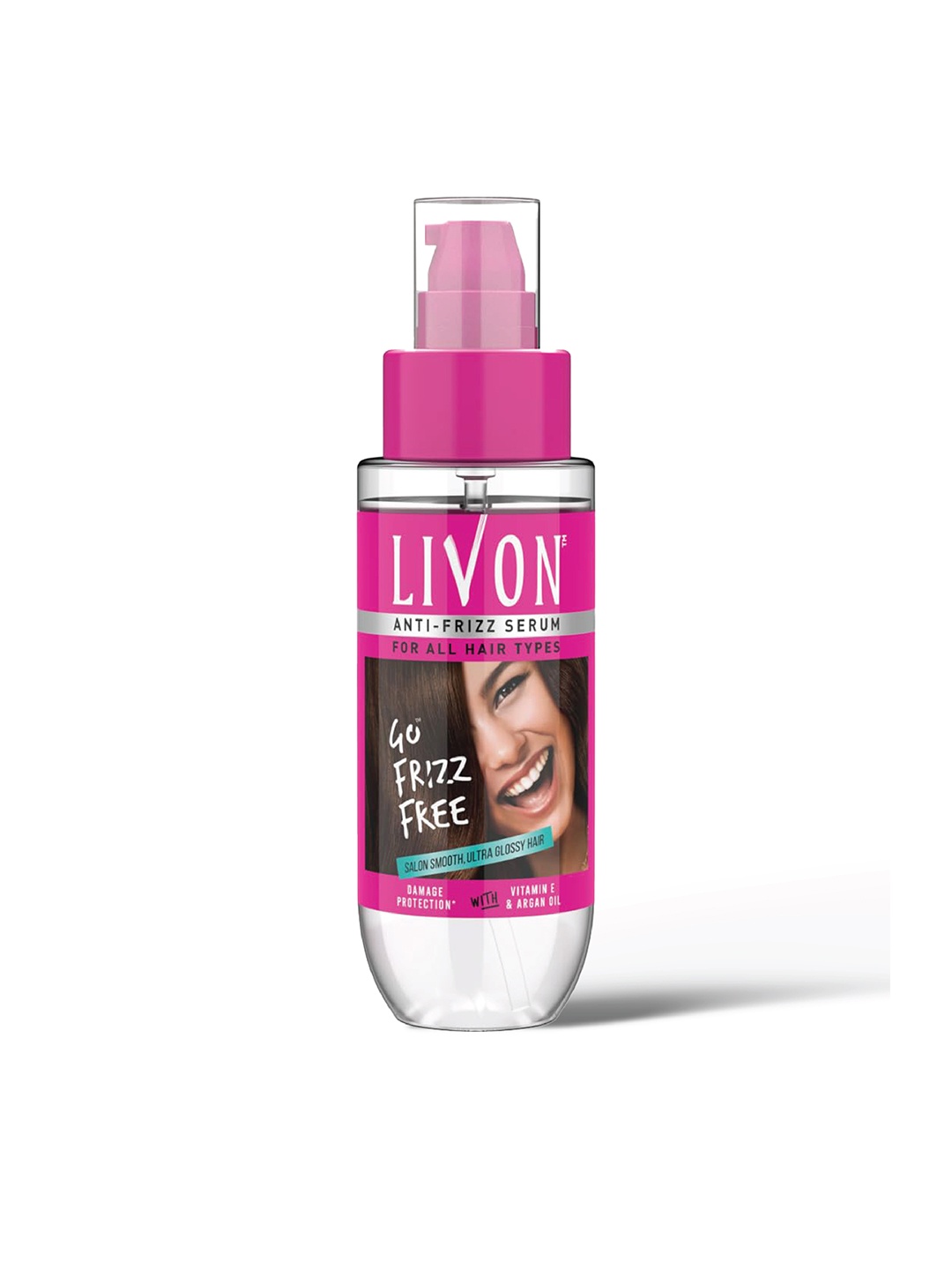 

Livon Hair Serum For Dry & Frizzy Hair For Shine & Damage Protection - 100ml, White