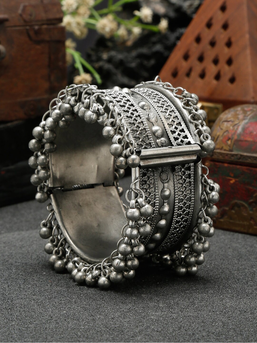 

Sangria Silver-Plated Cuff Bracelet