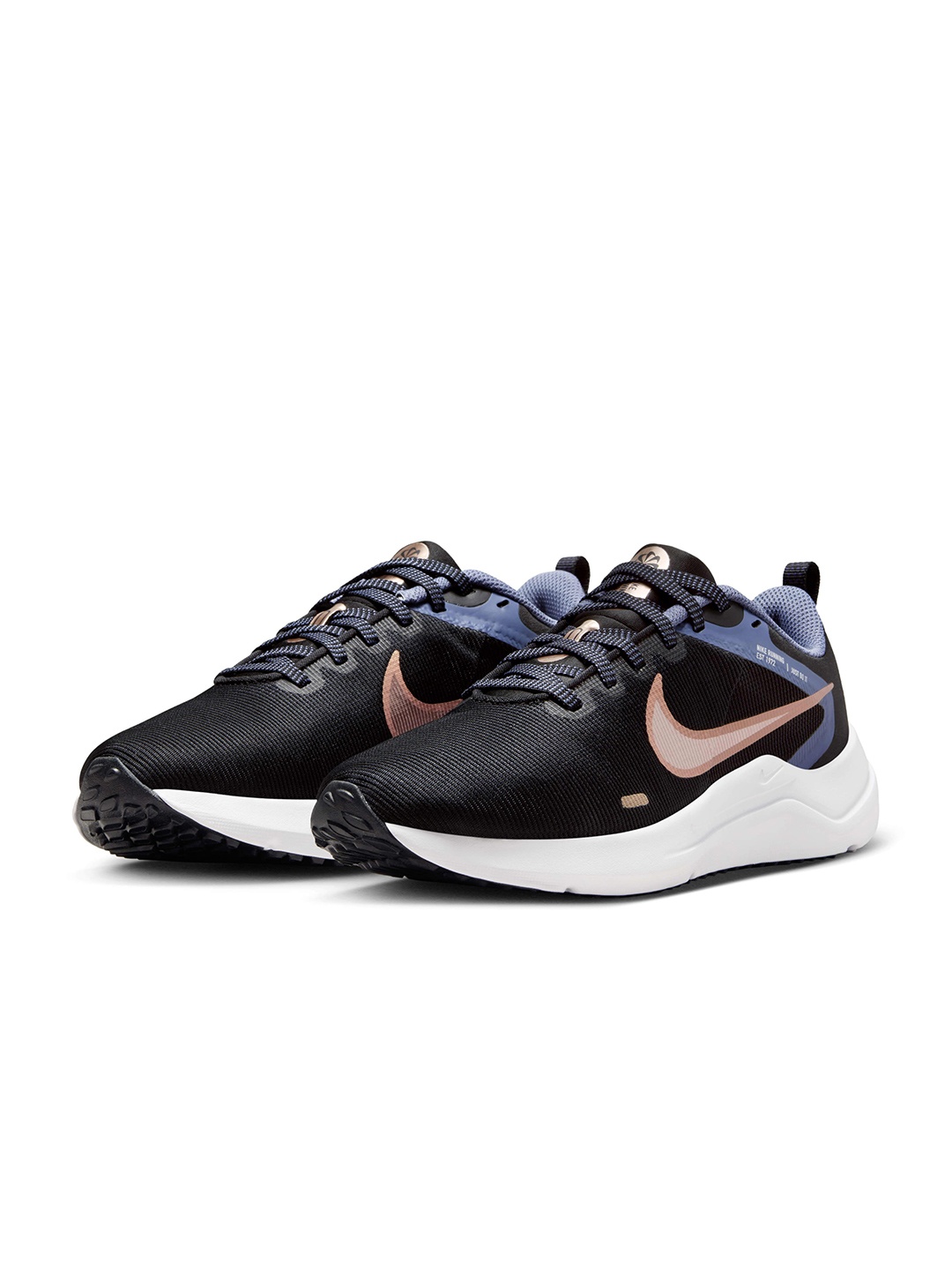 

Nike Women Downshifter 12 Textured Road Running Sports Shoes, Black