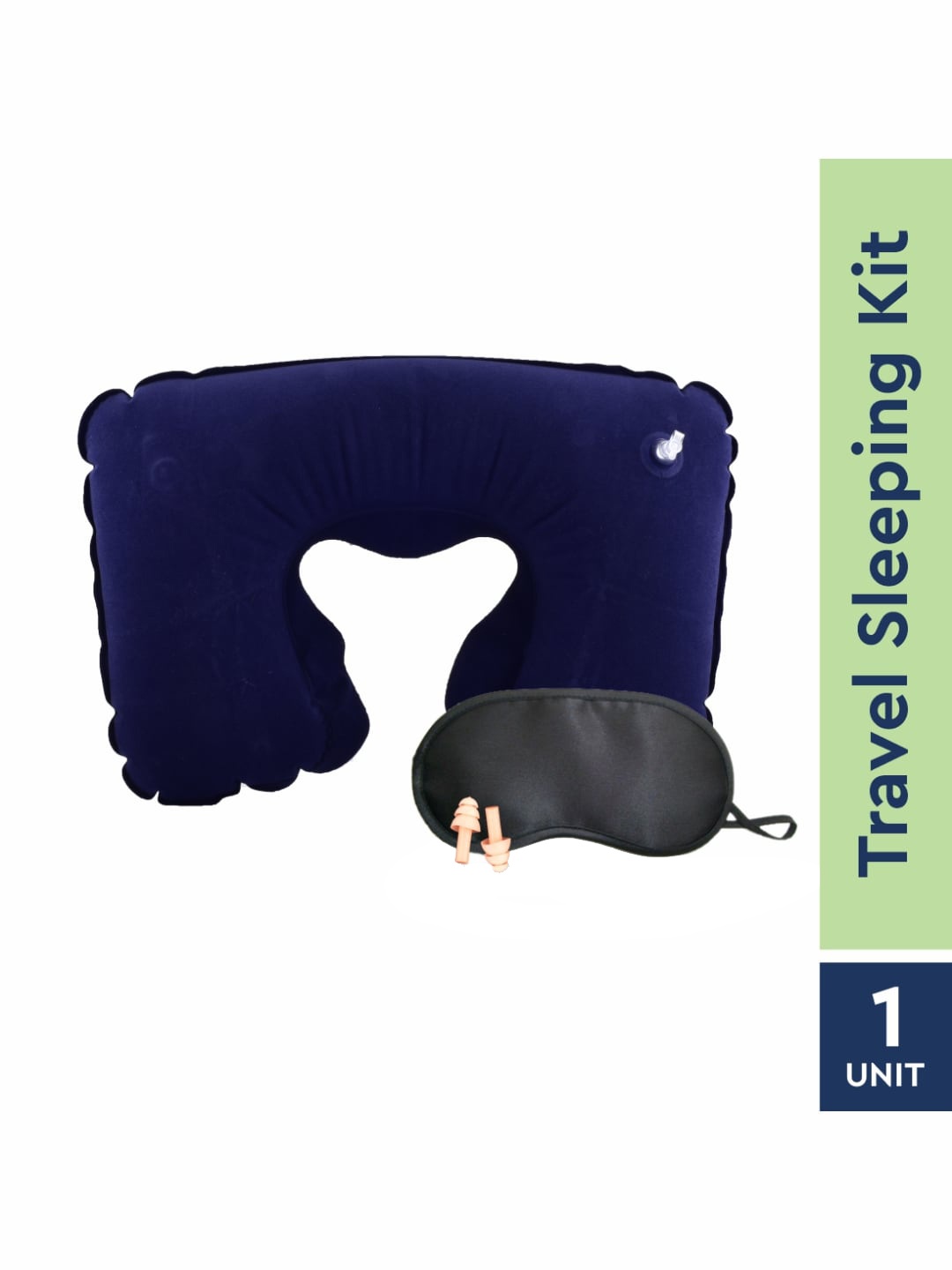 

GUBB Pack Of 3 Travel Sleeping Kit, Navy blue