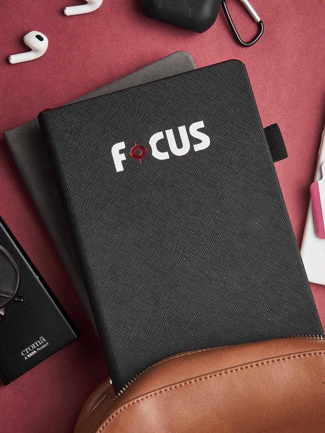 

Doodle A5 Vegan Leather Hard Bound Productivity Planner, Black