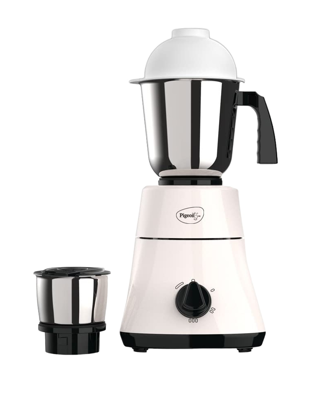 

Pigeon White Classic Lite 550 Watt 2 Jars Juicer Mixer Grinder, Off white