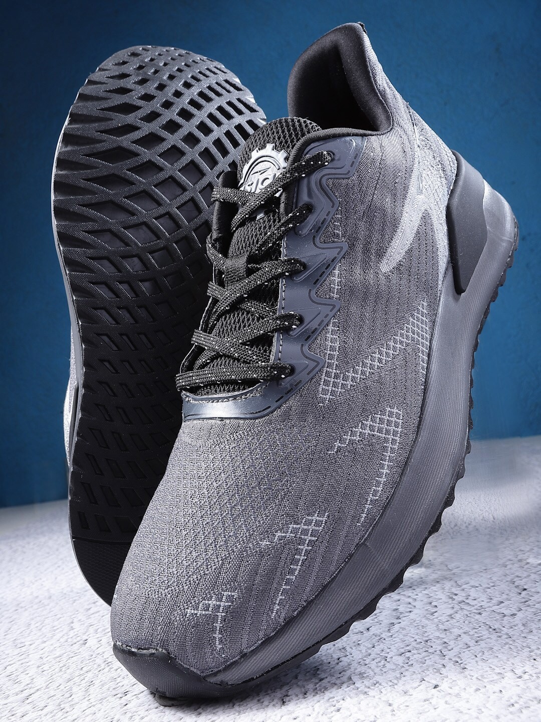 

ASIAN Men AIRWEAVE-05 Textile Running Shoes, Grey