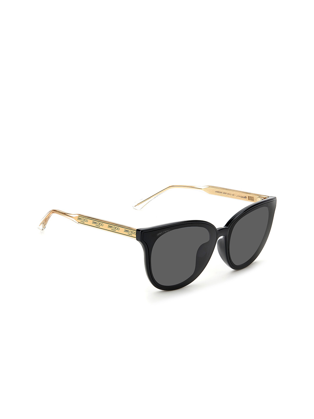 

Jimmy Choo Unisex Round Sunglasses With UV Protected Lens 20375380767IR, Black
