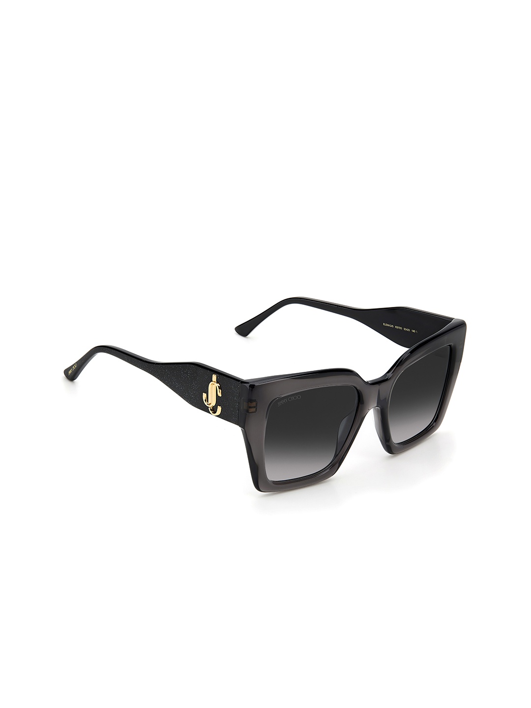 

Jimmy Choo Women Square Sunglasses With UV Protected Lens 204232KB7539O, Black