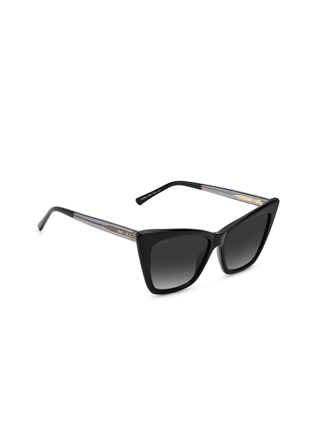

Jimmy Choo Women Cateye Sunglasses With UV Protected Lens 205272807559O, Black