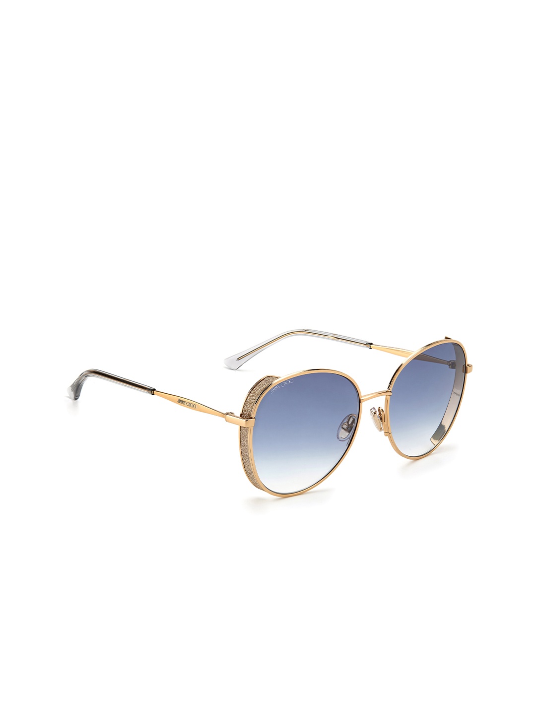 

Jimmy Choo Women Round Sunglasses With UV Protected Lens 2037470005808, Grey