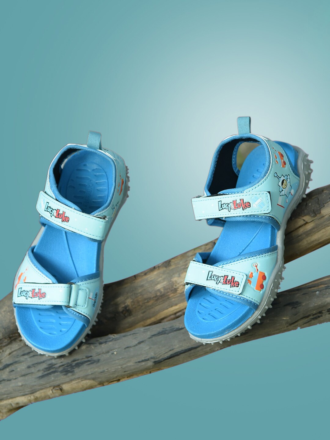 

Liberty Kids Printed Sports Sandals, Blue