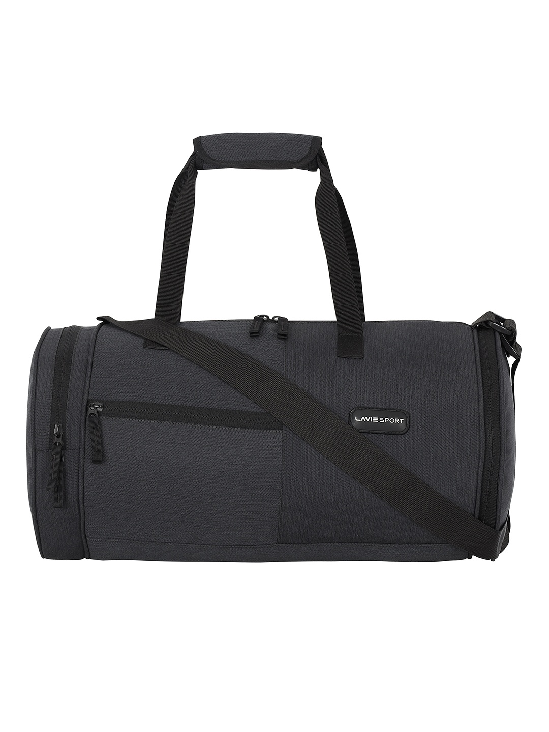 

LAVIE SPORT Unisex Gym Duffel Bag With Shoe Compartment, Black