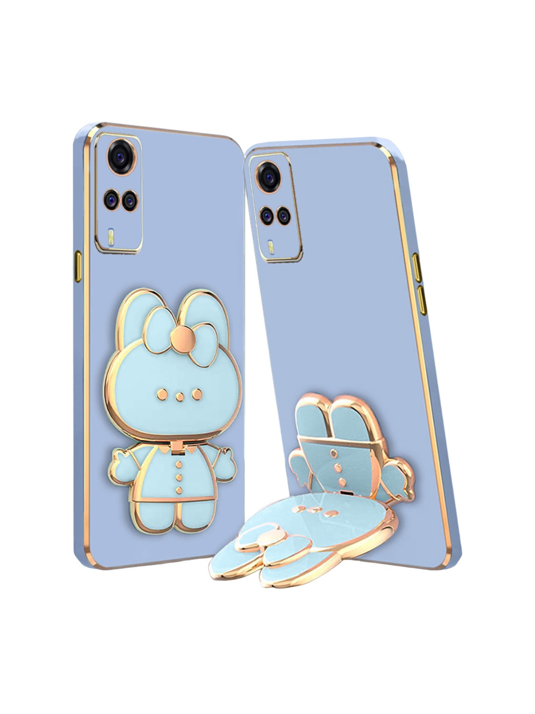 

Karwan Vivo Y51 3D Cat Back Case, Blue