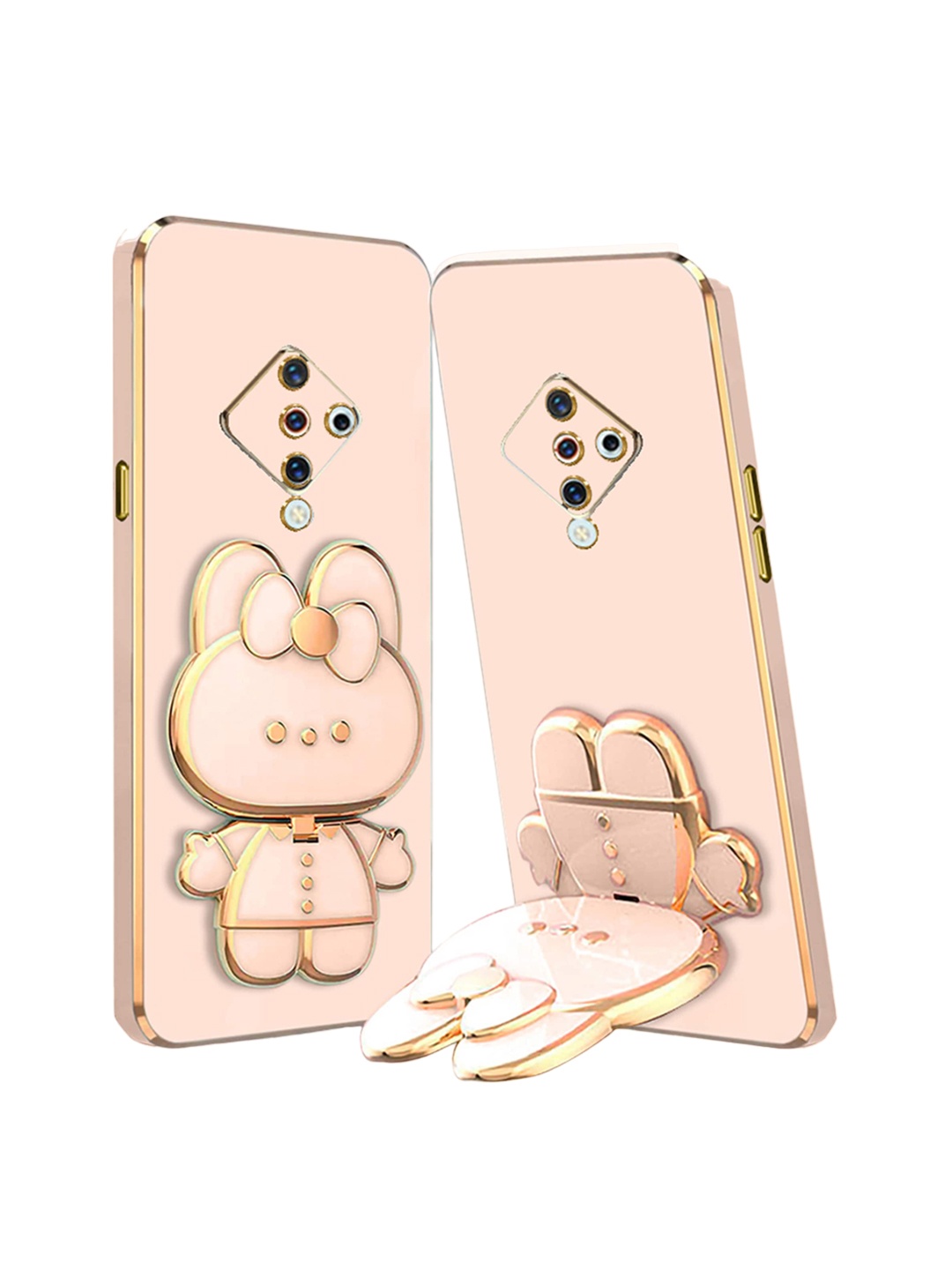 

Karwan Vivo S1 Pro 3D Cat Back Case, Pink